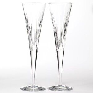 Soho Crystal Champagne Flutes, Set of 2